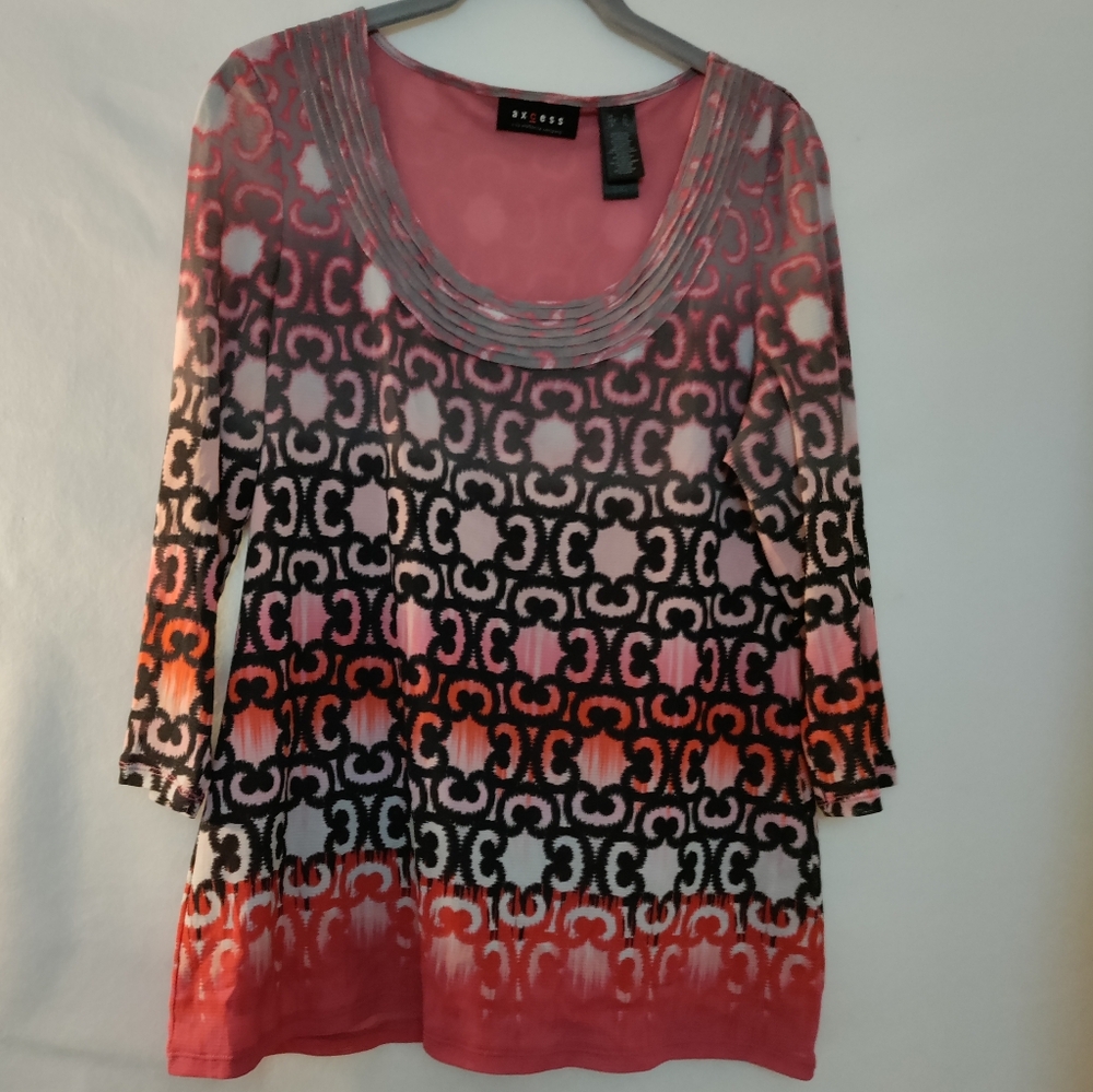 Access women shirt or blouse multicolored madewell with lining feels good loose